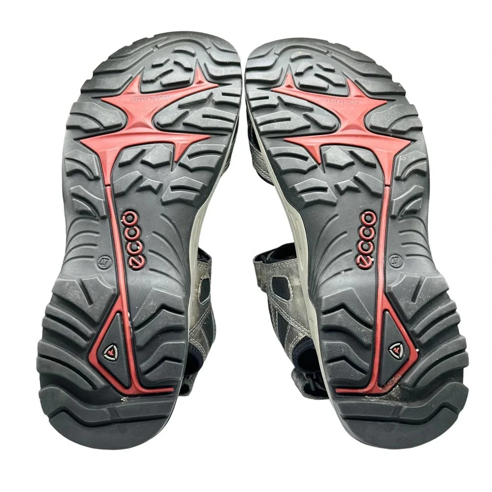 Ecco | Men | Yucatán Receptor Gray Camo Outdoor Sport Sandals | 47 EU 13-13.5 US